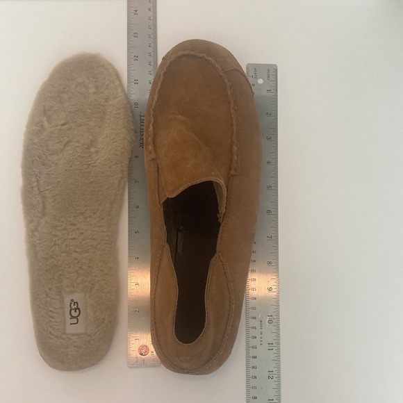 EUC! UGG Upshaw SlipOn Loafer Suede Mens Wool Footbed Liner In/Outdoor  SIZE 12? - Picture 16 of 16